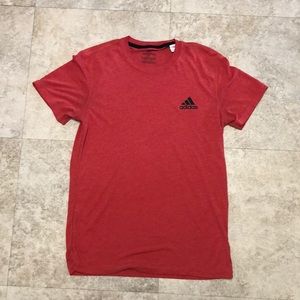 Adidas red active t-shirt